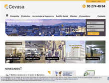 Tablet Screenshot of cevasa.com